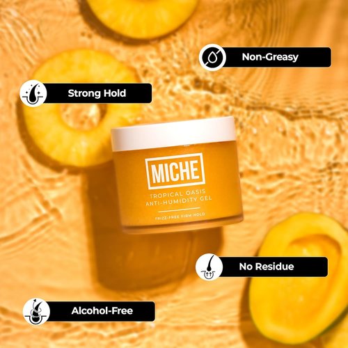 MICHE Anti-Humidity Hair Gel - Frizz-Free Strong Hold for All Curl Types | 8.8 oz