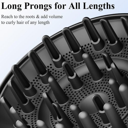 Shark FlexStyle Large Diffuser Attachment - Upgraded Nozzle for Faster, Defined Wavy & Curly Hair - Black