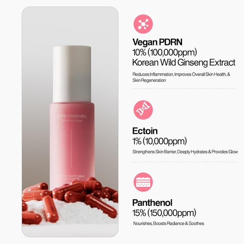 ECTO-PDRN Anti-Aging Serum - 10% Extreme Dose with Vegan PDRN, Ectoin & Panthenol | 30ml