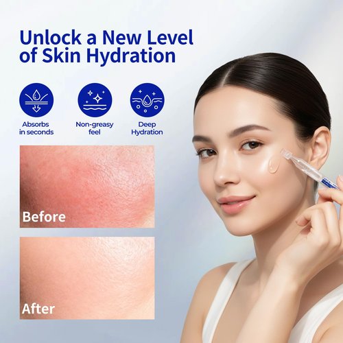 Matern'ella Hyaluronic Acid Serum with Panthenol and 4D Multi-Layer Hydration, Lightweight, Single-Use Moisturizing serum for Dry & Sensitive Skin 0.05 Fl. Oz. 30 Vials