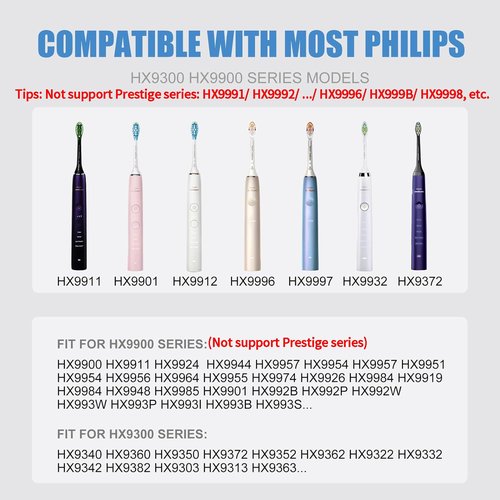 Mdforme 2-in-1 Toothbrush Charger for Philips Sonicare DiamondClean Toothbrush (HX93-HX99), HX9100 & CBA1001 Replacement Charger for HX9901, HX9903, HX9924, HX9954, HX9957, HX9984, HX992W, HX993B