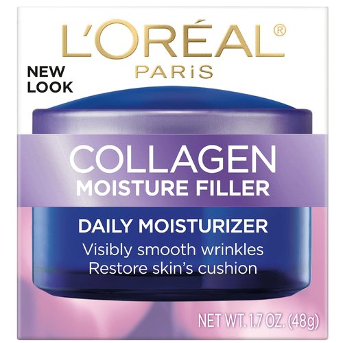 L’Oreal Paris Collagen Daily Face Moisturizer - Anti-Aging Cream for Wrinkle Reduction | 1.7 oz