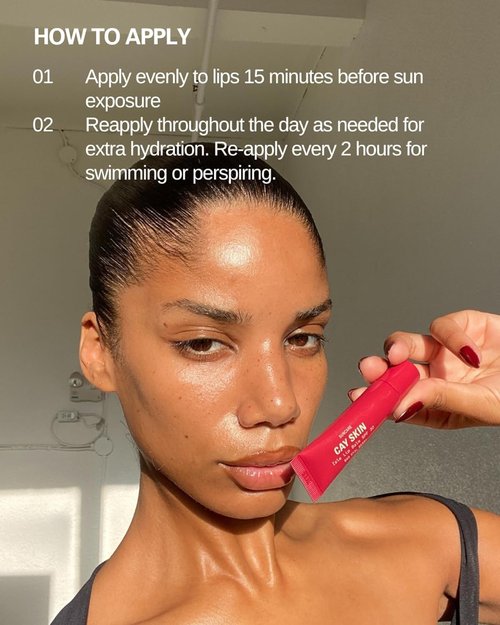 Cay Skin Isle Lip Balm SPF 30 - Hydrating High Shine Lip Gloss in Vanilla Brown Sugar - 0.35 oz