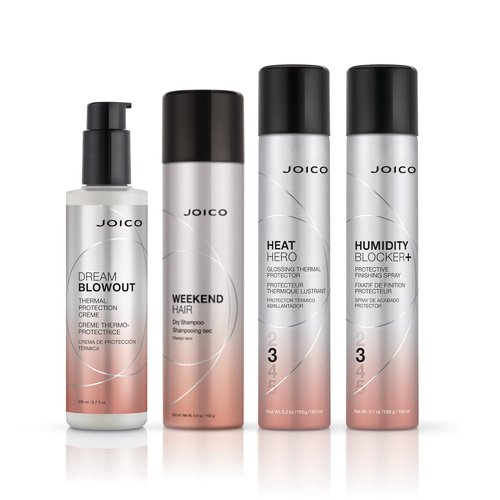 Joico Heat Hero Glossing Thermal Protector - Protects Against Heat, Humidity & UV | Reduces Split Ends & Boosts Shine