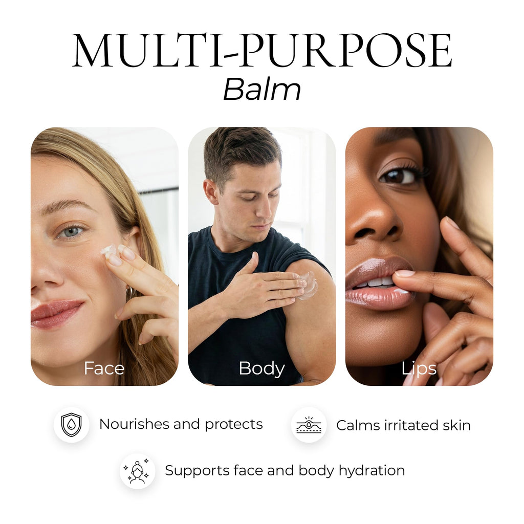Wonderfat Grass-Fed Whipped Tallow Balm, Face and Body Moisturizer with Manuka Honey, Fragrance Free Tallow Moisturizer for Sensitive Skin, Lightweight Tallow Cream, 3 oz