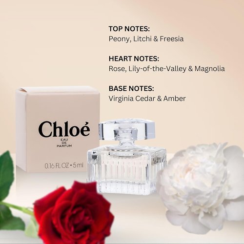 Chloe Perfume for Women - Mini EDP Splash 0.16 Fl Oz | Elegant Floral Fragrance