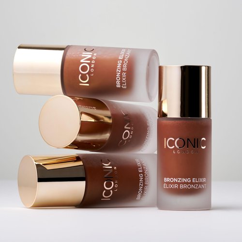 ICONIC LONDON Bronzing Elixir | Lightweight Bronzer Drops, Satin-Matte Bronze Glow, Vegan Makeup, 1 oz.