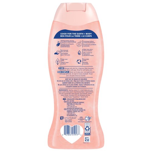 Softsoap Body Wash & Gel Strawberry, 20oz, pack of 4 + BIC Soleil Smooth Colors Women's Disposable Razors With Vitamin E Lubricating Strip for Enhanced Glide, Great Stocking Stuffer, 14-Count Gift Set