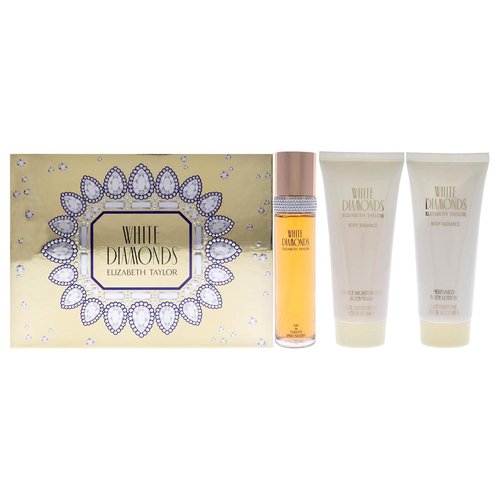 Elizabeth Taylor White Diamonds Perfume - Elegant Fragrance Set | 3 Count