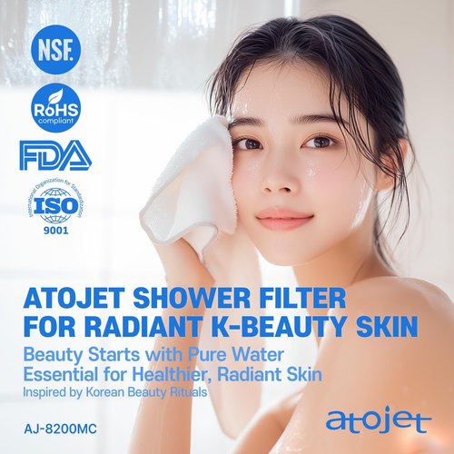 Atojet Showerhead Replacement Filters - Pure Carbon Filters for Enhanced Water Quality | 5-Pack