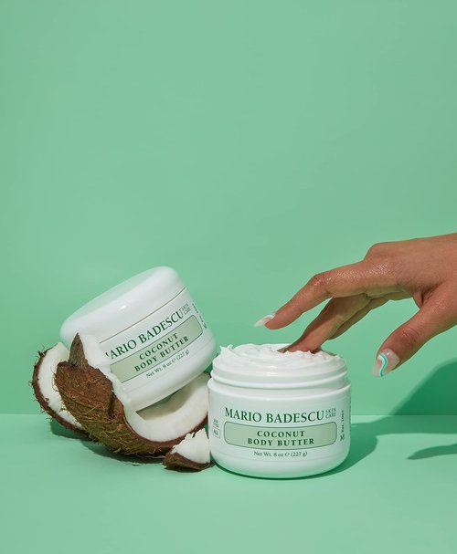 Mario Badescu Coconut Body Butter - Nourishing Moisturizer for All Skin Types | Smooth, Radiant Skin with Shea Butter