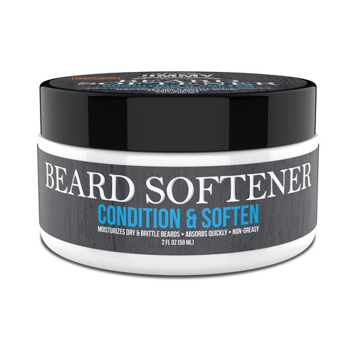 Uncle Jimmy Beard Softener, Conditioning Balm for Men | Hydrates, Smooths, Adds Shine & Tames Flyaway Hair | Made With Shea Butter, Honey 2 Fl Oz