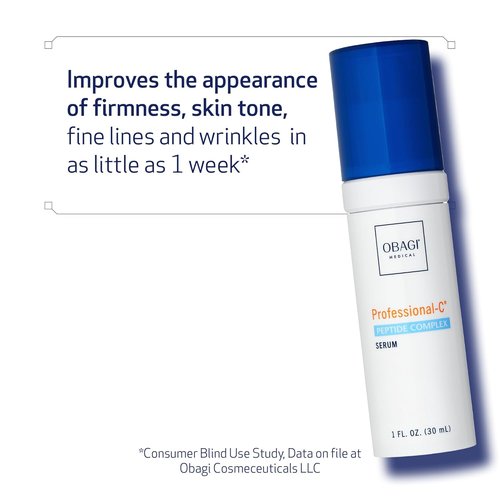 Obagi Professional-C Peptide Complex Serum - Boosts Firmness, Evens Skin Tone & Reduces Fine Lines