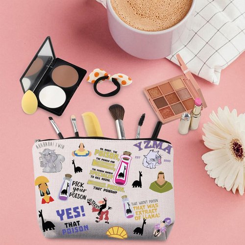 TSOTMO Cartoon Movie Merchandise Gift Emperor Cosmetic Bag for Movie Fans Poison Zipper Pouch (K Bag)