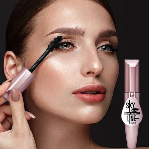 Skiennix Black Natural Eye Makeup Mascara - Defines Lashes, Cruelty-Free & Vegan, 1 Count