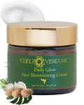 Daily Glow Face Moisturizing Cream - Ultra Hydrating Formula with Vitamin E & Jojoba Oil | 2oz for Dry, Sensitive Skin
