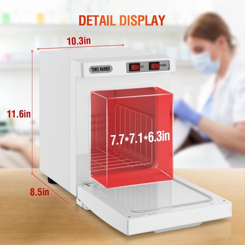 StateRiver Towel Warmer Cabinet, 5L Hot Bath Towel Warmer Heating Use for Facial Spa, Hair Beauty, Salon Equipment and Home