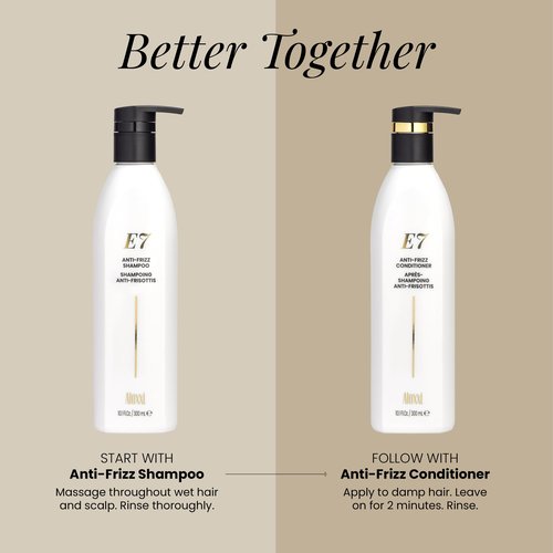 ALOXXI E7 Anti-Frizz Conditioner for Dry Damaged & Color-Treated Hair Moisturizing & Strengthening with 7 Essential Oils & 10 Antioxidants, 10.1 Fl Oz