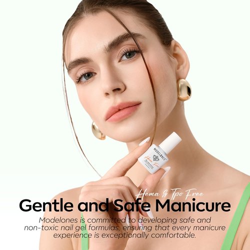 modelones Hema Free Gel Nail Polish Set, 6 Colors Gel Polish Kit 2026 Spring Soak Off Gel Polish Set Manicure Nail Art DIY