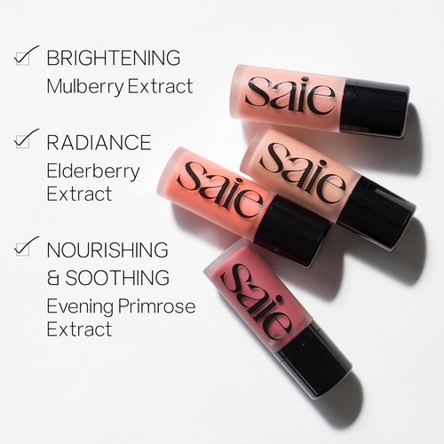 Saie Dew Liquid Blush - Hydrating Cream Blush Stick for a Natural Flush | Buildable & Blendable Tint - Sweetie (.40 oz)