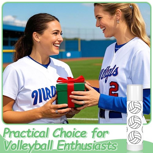 24 Pack Volleyball Lip Balm for Volleyball Theme Party Bulk Gifts,Beeswax Moisturizing Lip balm,Vanilla Flavor Plumping Chapstick for Volleyball Cheerleader Team Girls kids Men Women Sports Lovers