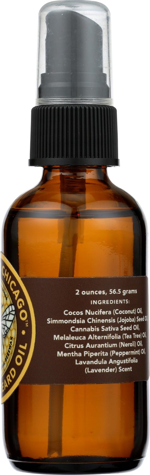 Sweet Comb Chicago Essential Beard Oil: Great for Moisturizing Men's Beards, Mustaches and Skin, Great Gift for the Bearded Man in Your Life, Birthday, Christmas