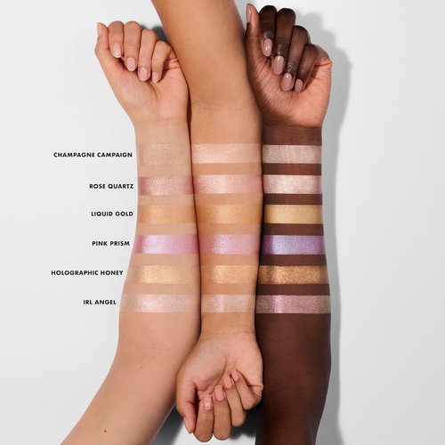 e.l.f. Halo Glow Highlight Wand - Liquid Highlighter for Luminous Skin | Buildable, Vegan, Champagne Campaign