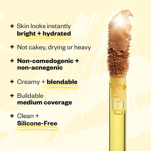 Kosas Revealer Concealer - Hydrating Medium Coverage Under Eye & Face Concealer with Hyaluronic Acid, Tone 0.5 N