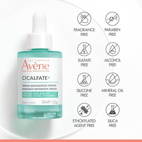 Avène Cicalfate+ Intensive Restorative Serum - Strengthens Skin Barrier with Pro-Vitamin B5 | Fragrance-Free, All Skin Types