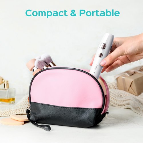 COSLUS Cordless Nail Drill Electric C41(END04): 2-in-1 Nail File with Flash Cure for Acrylic Gel Dip Powder Nails, Stepless Control for Beginner Home DIY, Portable & Professional Pedicure Kit
