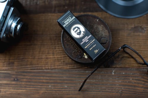 Percy Nobleman Beard Oil 99% Naturally Derived Signature Scented Blend. Beard Conditioning Oil With a Special Mixture of Quality Ingredients that Softens and Conditions your Facial Hair - 1 Fl Oz