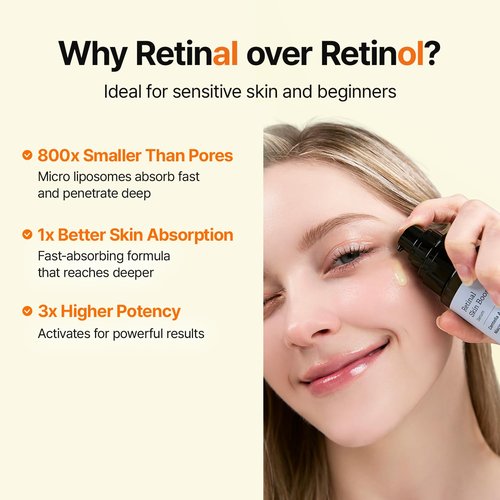 MEDITHERAPY Retinal Skin Booster Serum – Retinal for Beginners, Anti-Aging, Non-Irritating Daily Retinol for Face and Body – Pore Minimizer, Wrinkle Care – Korean Skin Care, 5.07 Fl. Oz Large Size