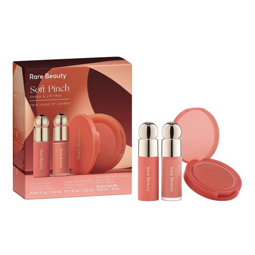 Rare Beauty Soft Pinch Cheek & Lip Trio - Matte Blush, Mini Liquid Blush & Tinted Lip Oil Set