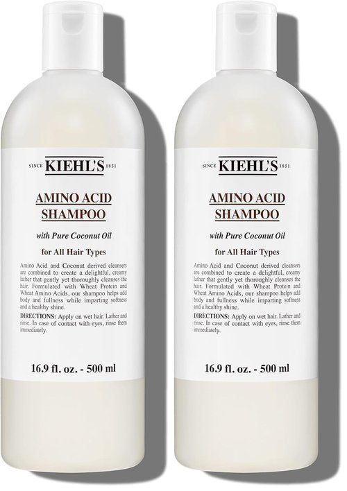 Kiehl's Amino Acid Shampoo - Strengthens Hair with Coconut Oil & Amino Acids | Paraben-Free, All Hair Types