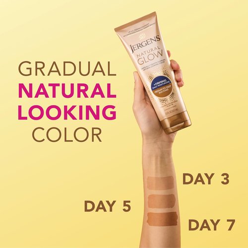 Jergens Natural Glow Daily Moisturizer - Firming Formula for Medium to Tan Skin Tones | 7.5oz