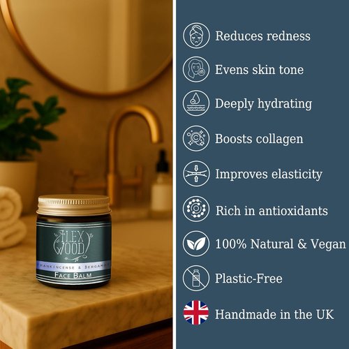 Frankincense & Bergamot Gift Set - Natural Face Cream & Serum for Men & Women | Vegan, Moisturizing, Anti-Aging