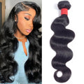 12A Body Wave Bundles Human Hair One Bundle 16 inch 100g 100% Unprocessed Brazilian Virgin Body Wave Human Hair Bundles for Women Natural Black