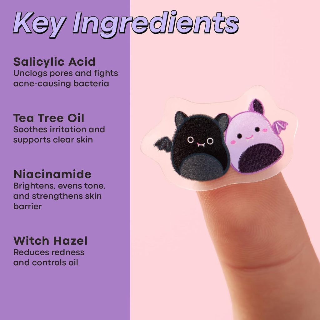 TONYMOLY Halloween Emily + Zumirez the Bat Blemish Patches - Hydrocolloid Acne Spot Treatment with Salicylic Acid | 24 Count