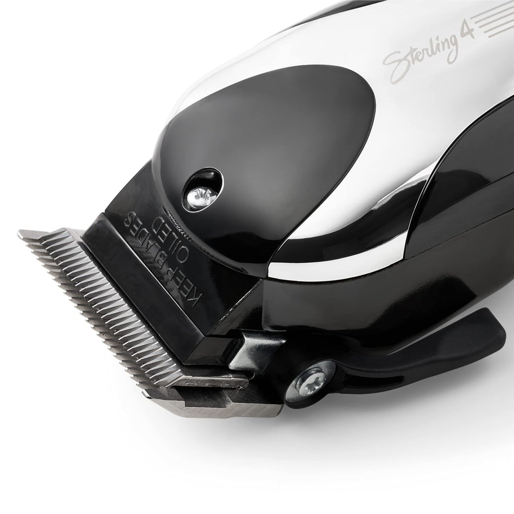 Wahl Professional Sterling 4 Clipper - Lightweight Corded Design with Adjustable Blade for Wet/Dry Hair Cutting