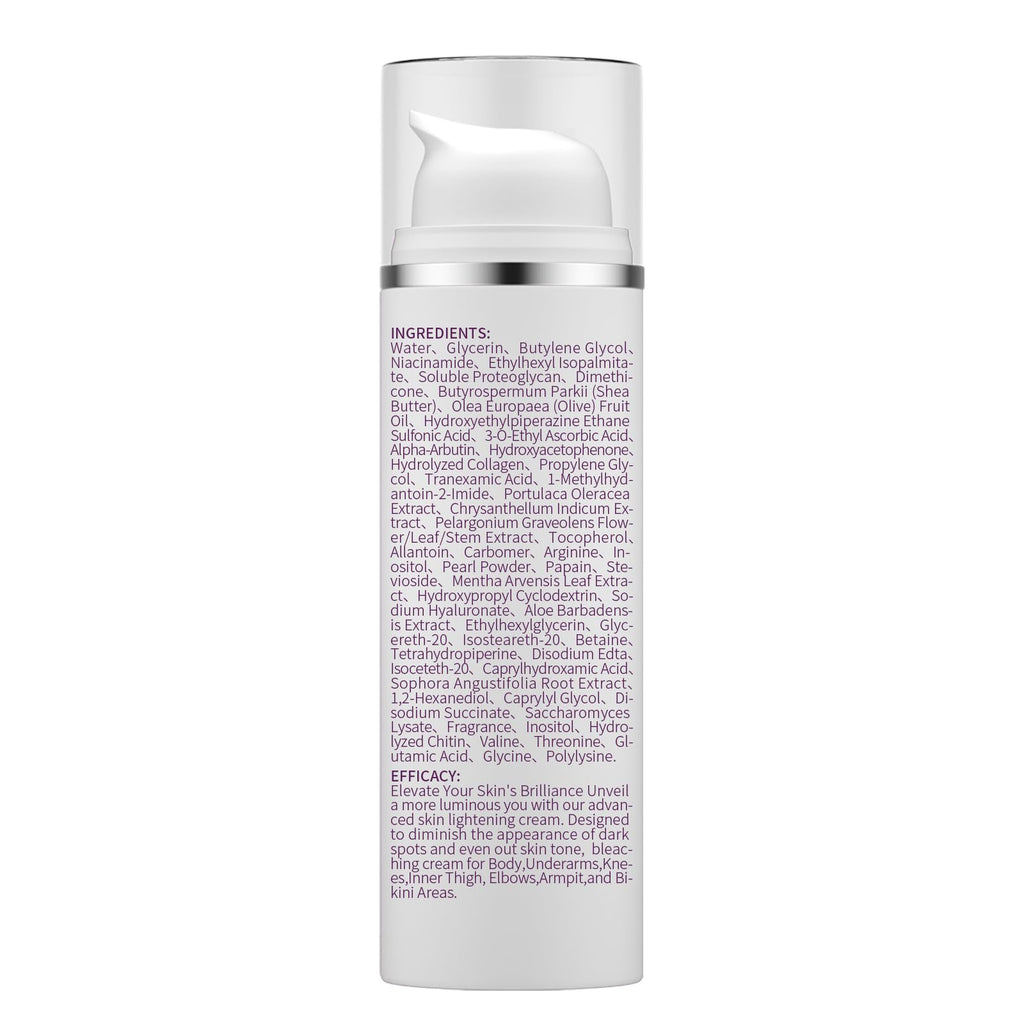 YTDB Dark Spot Remover for Body, Lightweight Fast-Absorbing Cream for Uneven Skin Tone, Dark Spot Corrector for Elbows, Knees, Underarms & Inner Thighs, 1.76 Fl Oz