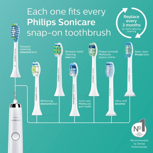 Philips Sonicare Rechargeable Electric Toothbrush - 2 Series Plaque Control, HX6211 Model