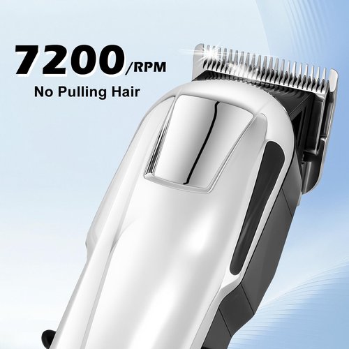 4 Pack Hair Clippers for Men Cordless Clippers for Hair Cutting Rechargeable Beard Hair Trimmer LED Display