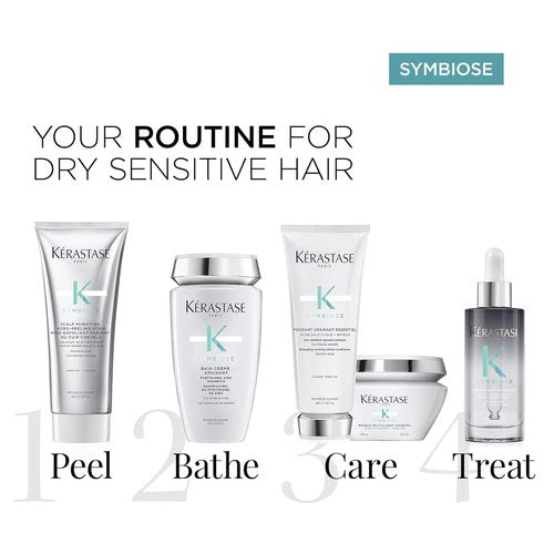 Kerastase Symbiose Hydrating Hair Mask - Deeply Hydrates & Strengthens Dry Hair | 6.8 Fl Oz