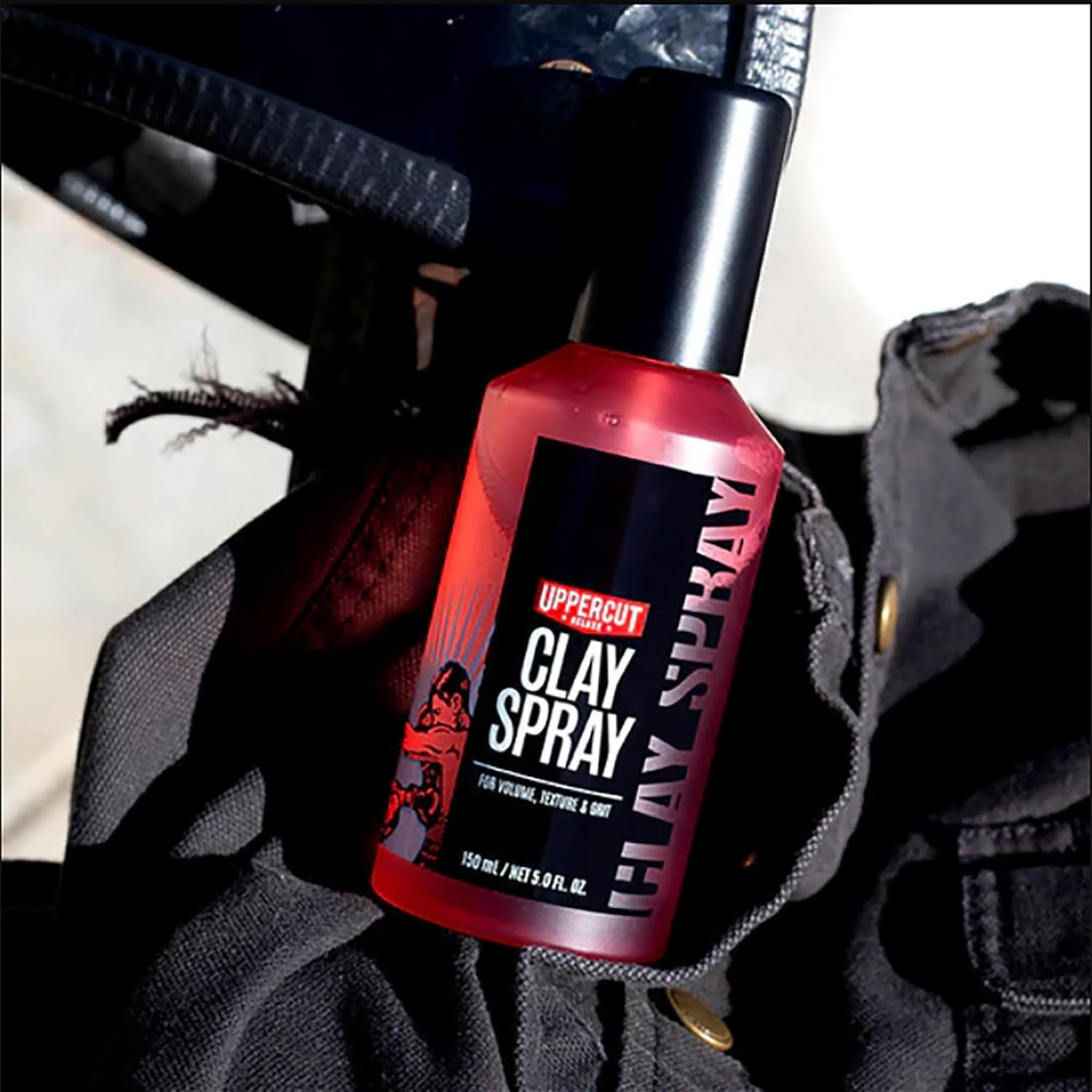 Uppercut Deluxe Clay Spray for Men - Texturizing Volume Spray with Natural Matte Finish | 5.0 oz for Medium to Long Hair