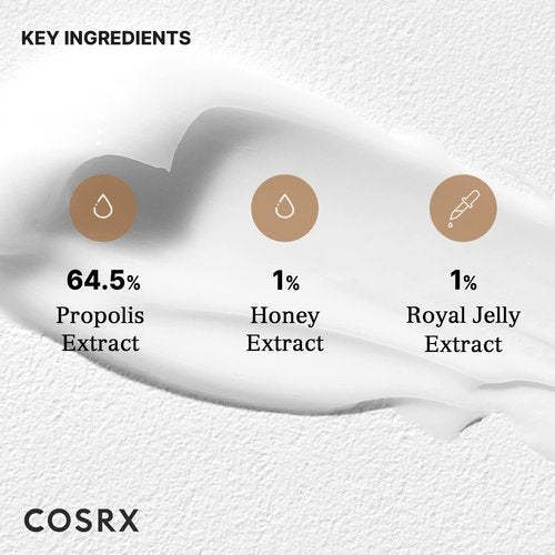 COSRX Full Fit Propolis Light Cream, 2.19 Fl.oz / 65ml, Propolis 64.5%, Hydrating Daily Day and Night Moisturiser, Korean Skin Care, Not Tested on Animals