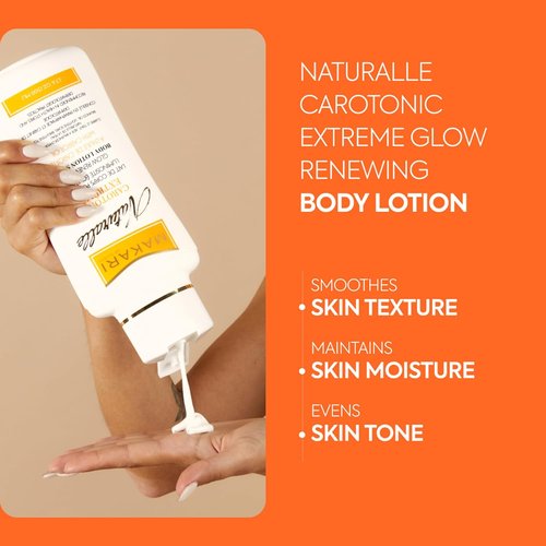 Makari Carotonic Extreme Body Lotion - Skin Brightening Formula | Fights Oil & Fades Scars | 17.6 oz