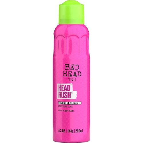 Bed Head by TIGI Headrush Shine Spray - Fragrance & Frizz Control for Smooth, Shiny Hair | 5.3 oz