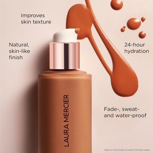 Real Flawless Waterproof Foundation - Medium Buildable Coverage, 12 HR Wear, 1oz