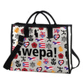 JXGZSO Puerto Rican Flag Cosmetic Bag Wepa Makeup Zipper Bag Puerto Rican Sayings Merch Latina Gift Spanish Gift Puertorican Gift (wepa TT)