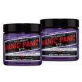 MANIC PANIC Classic Electric Amethyst Semi Permanent Hair Color - Bright Purple Hair Dye for Women & Men That Lasts 4-6 Weeks - Vegan, Ammonia & Cruelty-Free - Create & Mix Custom Shades (4oz / 2pk)